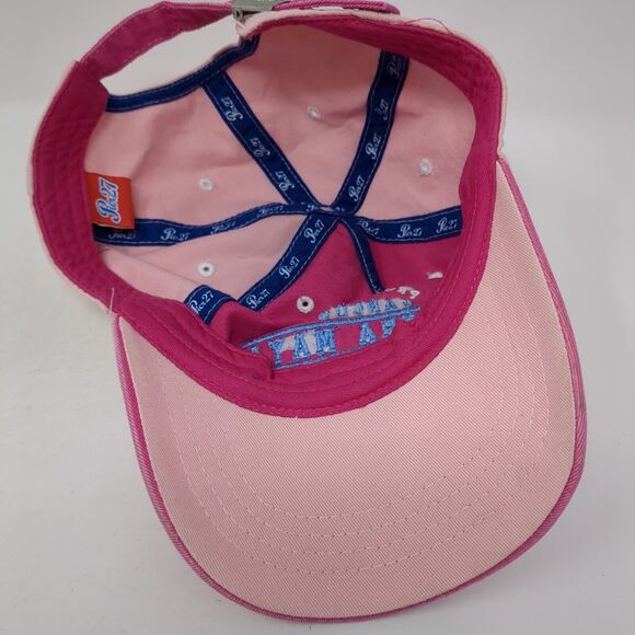 Property of Cancun Riviera Maya Mexico Since 1974 Slideback Hat Pink OS Pier27 - Picture 6 of 9